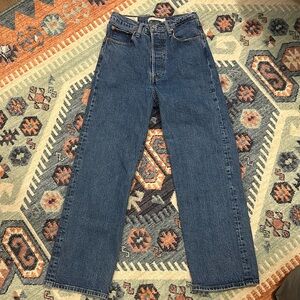 Levi’s ribcage straight ankle